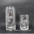 beer can shaped glasses custom logo